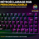 Clavier Gamer - The G-Lab - KEYZ TITAN - Mécanique (Switch Rouge) - Filaire - RGB - Noir