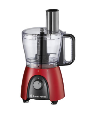 Robot culinaire - RUSSEL HOBBS - Desire Red - 600 W - 2 vitesses + pulse - Rouge