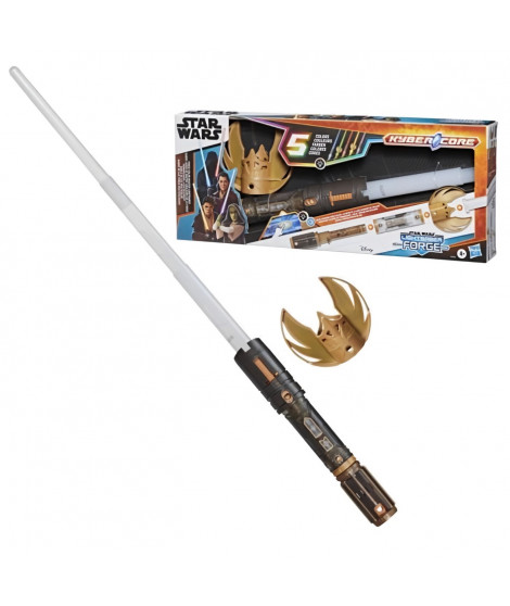 Sabre laser de Maître couleurs de la Force, 5 couleurs, Sabre laser électronique avec lame changeant de couleur, des 6 ans