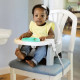 Siege d'apprentissage repas - INGENUITY - Assiette Twist & Dine - Réhausseur - Enfants de 6 mois a 3 ans - Orange et bleu