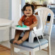 Siege d'apprentissage repas - INGENUITY - Assiette Twist & Dine - Réhausseur - Enfants de 6 mois a 3 ans - Orange et bleu