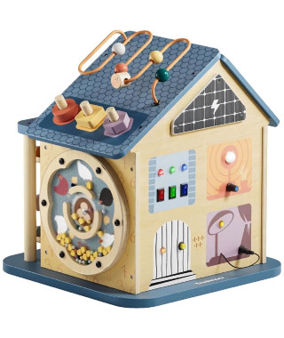 Maison d'Activités 12 en 1 - TOP BRIGHT - Motricité Fine - Concentration - Jeu Ludique