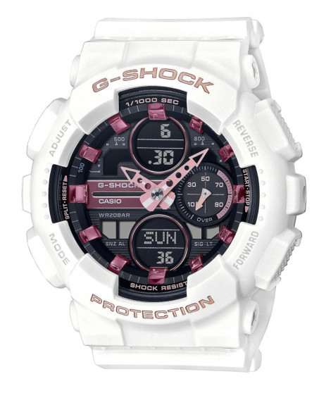 Montre Casio G-Shock Classic Femme Blanc - CASIO - Quartz - Double affichage - Adulte - Plastique - Ronde