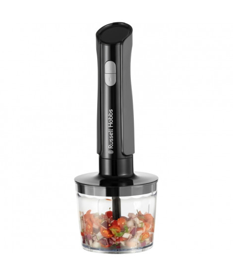 Mixeur plongeant - RUSSEL HOBBS - Desire Matte Charcoal -  500 W - 2 vitesses + Pulse - Noir