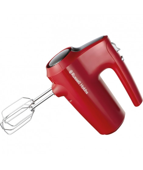 Batteur a main - RUSSEL HOBBS - Desire Red - 185 W - 5 vitesses - Rouge