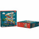 Circuit Automobile - TOP BRIGHT - 4 Voitures de Course - 4 Rampes - 2 Niveaux de Parking - Station-Service