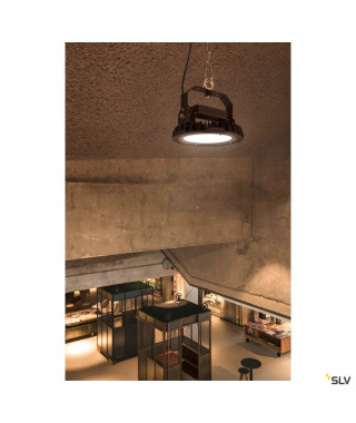 PARA FLAC, SUSPENSION INTERIEURE, NOIR, LED, 150W, 4000K, IP65