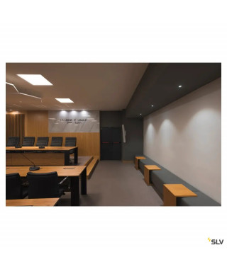 NEW TRIA 68, ENCASTRE DE PLAFOND INTERIEUR, SIMPLE, ROND, NOIR MAT, LED, 7,2W, 1800-3000K,