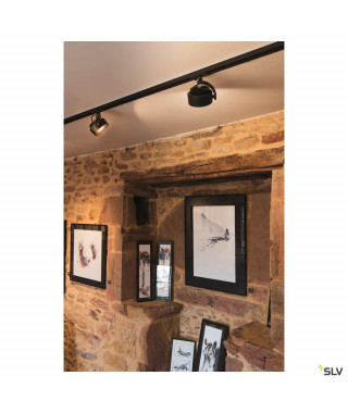 KALU TRACK, SPOT POUR RAIL 1 ALLUMAGE INTERIEUR, NOIR, LED, 13W, 3000K, VARIABLE