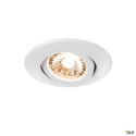 EASY-INSTALL SLIM LED, ENCASTRE DE PLAFOND INTERIEUR, ROND, BLANC MAT, LED, 6,2W, 4000K, RT