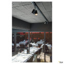 BIMA, SPOT POUR RAIL 1 ALLUMAGE INTERIEUR, DOUBLE, NOIR MAT, GU10/QPAR51, 2X 50W MAX