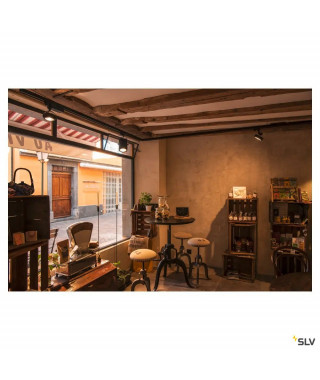 EUTRAC®, ALIMENTATION CENTRALE, INTERIEUR, POUR RAIL 3 ALLUMAGES EN SAILLIE, NOIR