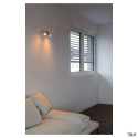 ASTO, APPLIQUE ET PLAFONNIER INTERIEUR, SIMPLE, ALU BROSSE, GU10/QPAR51, 75W MAX