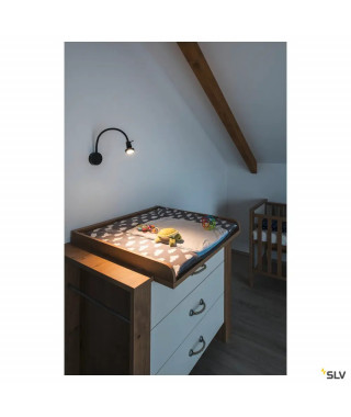 LIGHT EYE® 90, ANNEAU DECO Ø 5,7 CM, INTERIEUR, NOIR