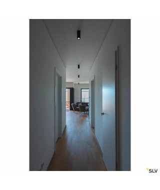 ENOLA B, PLAFONNIER INTERIEUR, NOIR, GU10/QPAR51, 35W MAX