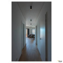 ENOLA B, PLAFONNIER INTERIEUR, NOIR, GU10/QPAR51, 35W MAX