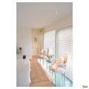 PIREQ, ENCASTRE DE PLAFOND INTERIEUR, CARRE, ALU BROSSE, GU10/QPAR51, 50W MAX