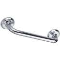 BARRE D'APPUI DROITE 300MM D.25 LAITON CHROME VIS APPARENTES