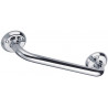 BARRE D'APPUI DROITE 300MM D.25 LAITON CHROME VIS APPARENTES