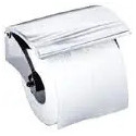 DISTRIBUTEUR PAPIER WC ROULEAU INOX ROULEAU PVC NOIR