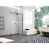 VOLET PIVOTANT DOMAO  37CM V.TRANS P.NOIR 6MM H195