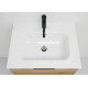 PLAN DOMAO CERAMIQUE L90 SIMPLE VASQUE BLANC PROFONDEUR 46CM
