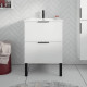 CAISSON DOMAO L80 2 TIROIRS POUR SIMPLE VASQUE BLANC L78XH64XP45