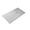RECEVEUR DOMAO BLANC ARDOISE 160X80 GRILLE RESINE
