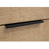 POIGNEE DOMAO NOIR MAT L16
