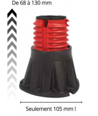 LOT DE 5 PIEDS DE RECEVEURS DOMAO