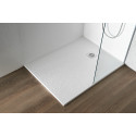 RECEVEUR DOMAO BLANC ARDOISE 180X90 GRILLE RESINE