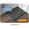 RECEVEUR DOMAO ANTHRACITE ARDOISE 120X80 GRILLE RESINE
