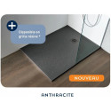 RECEVEUR DOMAO ANTHRACITE ARDOISE 170X90 GRILLE RESINE