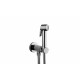 ENSEMBLE HYGIENIQUE PALOMA FLAT ABS SORTIE AC SUPPORT & ROBINET ARRET SECURISE CHROME
