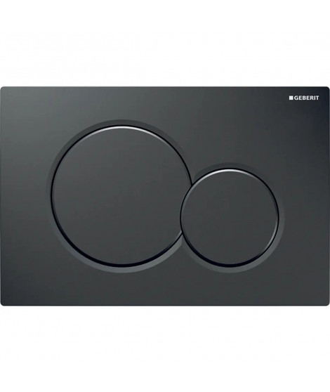 PLAQUE SIGMA01 RINCAGE DOUBLE TOUCHE NOIR FONCE