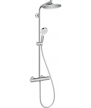 CROMETTA S SHOWERPIPE 240 1JET ECOSMART CHROME  CRM5146