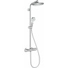 CROMETTA S SHOWERPIPE 240 1JET ECOSMART CHROME  CRM5146