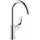 LOGIS MITIGEUR LAV. 210 BEC HAUT A/TIRETTE VIDAGE SYNTHETIQUE CHROME