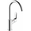 LOGIS MITIGEUR LAV. 210 BEC HAUT A/TIRETTE VIDAGE SYNTHETIQUE CHROME