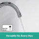 LOGIS MITIGEUR LAV. 210 BEC HAUT A/TIRETTE VIDAGE SYNTHETIQUE CHROME