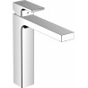 VERNIS SHAPE MITIGEUR DE LAVABO 190 AVEC TIRETTE ET VIDAGE SYNTHETIQUE CHROME