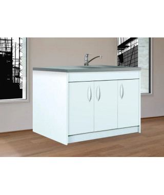 MEUBLE SOUS EVIER 120 DEPLIANT CLIC CLAC 2 PORTES