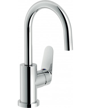 MITIGEUR BLUES LAVABO BEC MOBILE  VIDAGE LAITON  CLIC CLAC