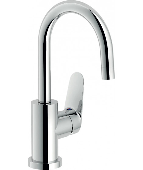 MITIGEUR BLUES LAVABO BEC MOBILE  VIDAGE LAITON  CLIC CLAC
