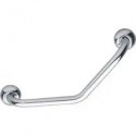 BARRE D'APPUI COUDEE 135° Ø25 L200X200 LAITON VIS CACHEES