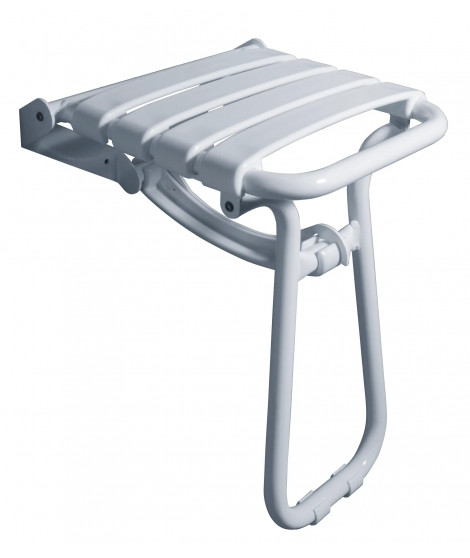SIEGE DE DOUCHE ESCAMOTABLE AVEC BEQUILLE AUTO