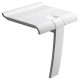 SIEGE DOUCHE ARSIS BLANC LARGEUR 450 PIED BLANC