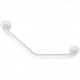 BARRE D'APPUI COUDEE 135° Ø30 L265 ALU+EPOXY BLANC VIS CACHEES