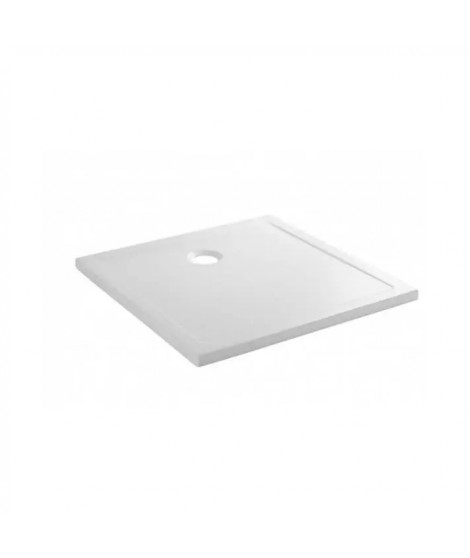 RECEVEUR STEPIN 80X80 BLANC