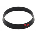 LOT DE 2 JOINTS CONIQUES POUR TUBE Ø32 MM
